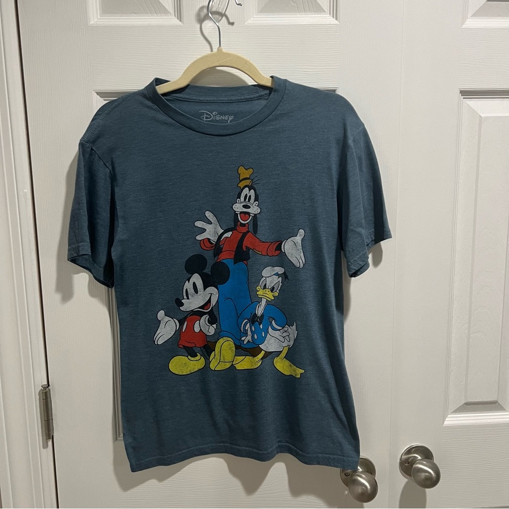 Disney Mickey and Friends Blue Cotton Blend Shirt